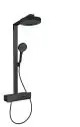 Hansgrohe-HG-Rainfinity-Showerpipe-250-1jet-EcoSmart-mit-ShowerTablet-350-Mattschwarz-28742670 gallery number 1